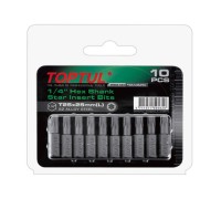 Насадка TORX T8*25 1/4" 10шт блистер TOPTUL (FSEA0808G)