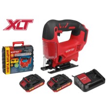 Аккум. лобзик WORTEX CJS 6529 в чем. ALL1 XLT SET 18 В, 0-2900 об/мин, 65 мм, 2х2 А*ч
