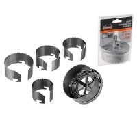 Набор кольцевых пил по дереву 60-95мм 5 предметов GEPARD (GP2201-05)