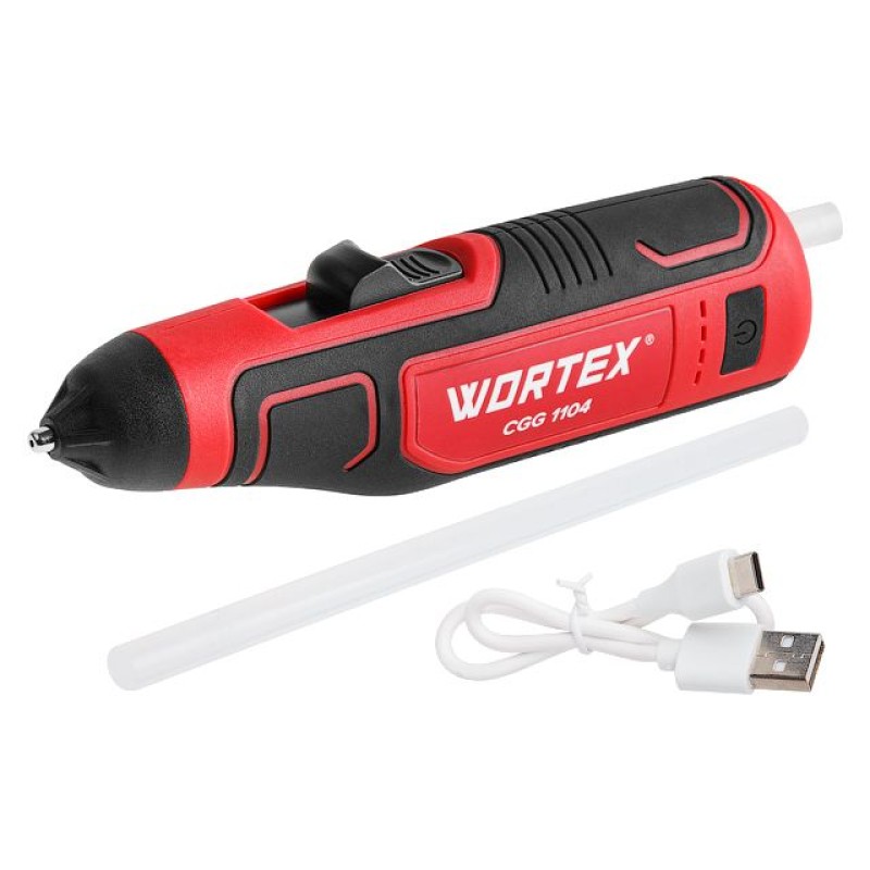 Аккум. клеевой пистолет WORTEX CGG 1104 в кор. 4В, 7.2 мм Аккум. клеевой пистолет WORTEX CGG 1104 в кор. 4В, 7.2 мм