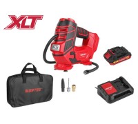 Аккум. компрессор WORTEX CTI 1811 в кор. ALL1 МЕГА АКЦИЯ 18 В, 11 бар, 12 л/мин, 1х2 А*ч, зу