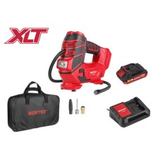 Аккум. компрессор WORTEX CTI 1811 в кор. ALL1 МЕГА АКЦИЯ 18 В, 11 бар, 12 л/мин, 1х2 А*ч, зу
