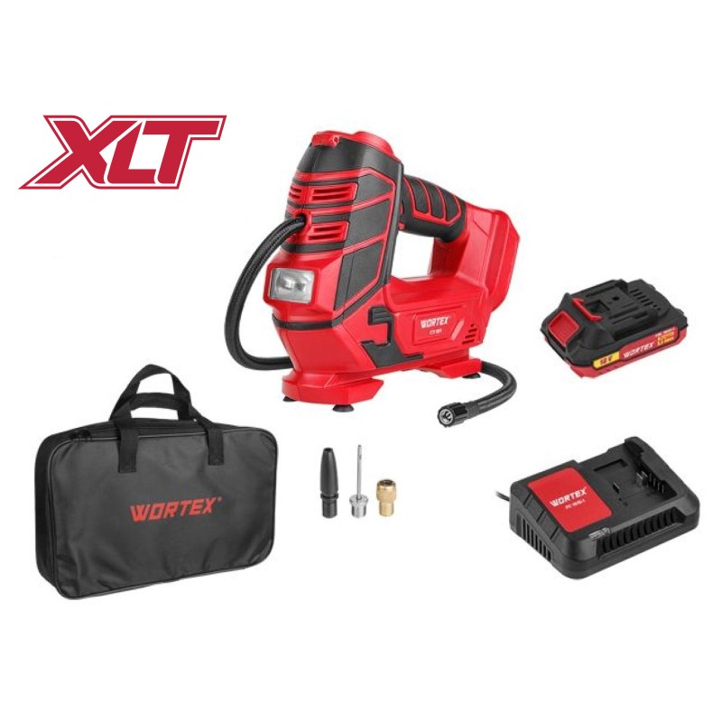 Аккум. компрессор WORTEX CTI 1811 в кор. ALL1 МЕГА АКЦИЯ 18 В, 11 бар, 12 л/мин, 1х2 А*ч, зу Аккум. компрессор WORTEX CTI 1811 в кор. ALL1 МЕГА АКЦИЯ 18 В, 11 бар, 12 л/мин, 1х2 А*ч, зу