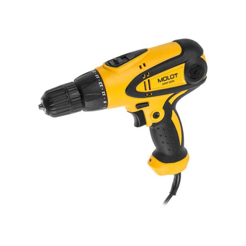 Дрель-шуруповерт MOLOT MDR 1025 в кор. 350 Вт, 25 Нм, 2 скор. Дрель-шуруповерт MOLOT MDR 1025 в кор. 350 Вт, 25 Нм, 2 скор.