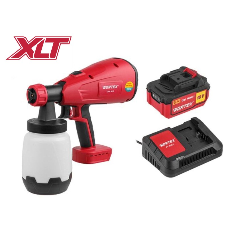 Аккум. краскораспылитель WORTEX CPS 1810 в кор. ALL1 МЕГА АКЦИЯ 18В, 1 акк., 4 Ач, 700 мл/мин, 1 л б Аккум. краскораспылитель WORTEX CPS 1810 в кор. ALL1 МЕГА АКЦИЯ 18В, 1 акк., 4 Ач, 700 мл/мин, 1 л б