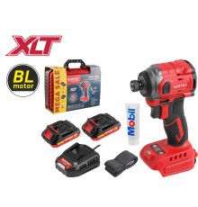 Аккум. ударный гайковерт/винтоверт WORTEX CWR 0218 в чем. XLT 1x4 А*ч, БЕСЩЕТ., 18 В, 220 Н*м