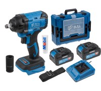 Аккум. ударный гайковерт BULL SC 1804 Xcase, XLTpro, БЕСЩЕТ., 18 В, 400 Н*м, 1/2", 2х4 А*ч, з/у 4 А Аккум. ударный гайковерт BULL SC 1804 Xcase, XLTpro, БЕСЩЕТ., 18 В, 400 Н*м, 1/2", 2х4 А*ч, з/у 4 А