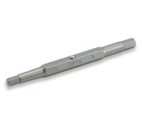 Насадка двухсторонняя шестигр.4mm/5mm 75мм TOPTUL (FKDA0405)