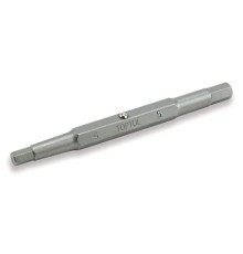 Насадка двухсторонняя шестигр.4mm/5mm 75мм TOPTUL (FKDA0405)