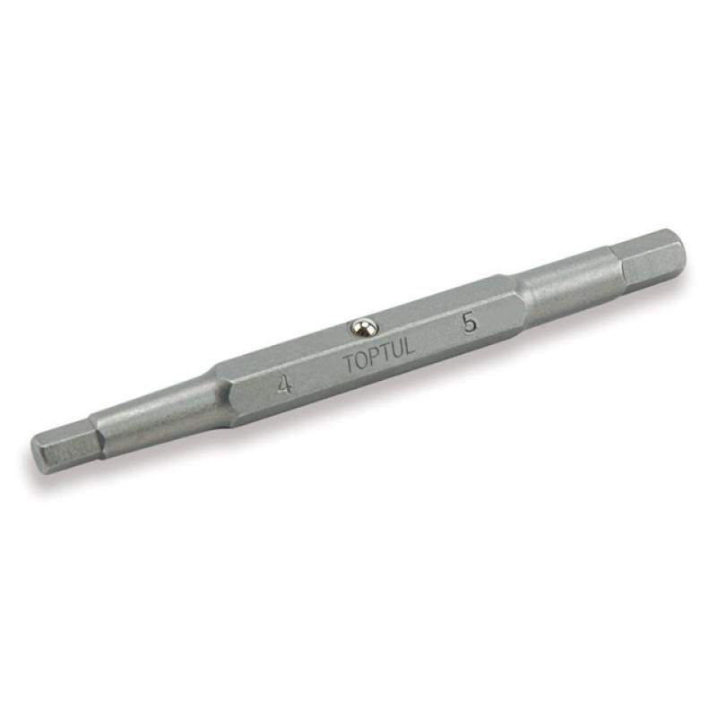 Насадка двухсторонняя шестигр.4mm/5mm 75мм TOPTUL (FKDA0405) Насадка двухсторонняя шестигр.4mm/5mm 75мм TOPTUL (FKDA0405)