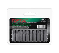Насадка крестообразная PH3 30мм 5/16'' 10шт блистер TOPTUL (FSBA1003G)