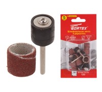 Шлифовальная лента 15 мм, зерно 120 + держатель WORTEX