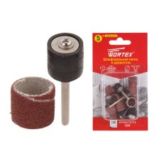 Шлифовальная лента 15 мм, зерно 120 + держатель WORTEX