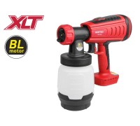 Аккум. краскораспылитель WORTEX CPS 1808 в кор. ALL1 SOLO БЕСЩЁТ.ДВИГ., 18В, 1000 мл/мин, 0.8 л бак