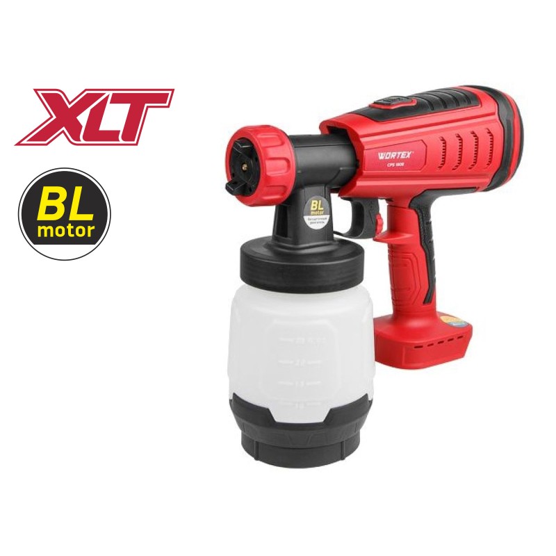 Аккум. краскораспылитель WORTEX CPS 1808 в кор. ALL1 SOLO БЕСЩЁТ.ДВИГ., 18В, 1000 мл/мин, 0.8 л бак Аккум. краскораспылитель WORTEX CPS 1808 в кор. ALL1 SOLO БЕСЩЁТ.ДВИГ., 18В, 1000 мл/мин, 0.8 л бак