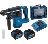 Аккум. перфоратор BULL CBH 1826 Xcase, XLTpro, БЕСЩЕТ., 18 В, 2.6 Дж, 26 мм, 2x6 А*ч, з/у Аккум. перфоратор BULL CBH 1826 Xcase, XLTpro, БЕСЩЕТ., 18 В, 2.6 Дж, 26 мм, 2x6 А*ч, з/у