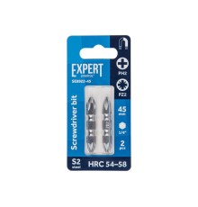 Насадка крестообразная PH2-PZ2 45мм 2шт EXPERT STARTUL (SE8922-45)