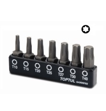 Набор бит TORX Т10-Т40 7шт. TOPTUL (GAAV0702)