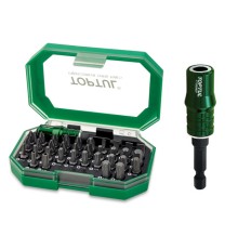 Набор бит 1/4" 35шт. с магнитным держателем TOPTUL (GACW3502)