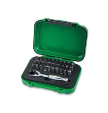 Набор бит 1/4" 31шт. с трещоткой TOPTUL (GABW3103)