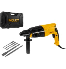 Перфоратор MOLOT MRH 2828 в чем. 800 Вт, 3 Дж, 26 мм.