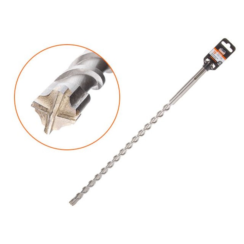 18х400х540 мм бур (сверло) SDS-max QUADRO-X GEPARD 18х400х540 мм бур (сверло) SDS-max QUADRO-X GEPARD