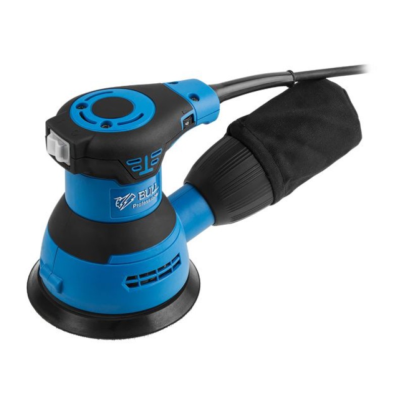 Эксцентриковая шлифмашина BULL OS 1235 в кор. 350 Вт, 125 мм, 8000-12000 об/мин, рег. об. Эксцентриковая шлифмашина BULL OS 1235 в кор. 350 Вт, 125 мм, 8000-12000 об/мин, рег. об.