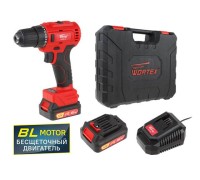 Аккум. дрель-шуруповерт WORTEX BD 1220-1 DLi в чем. БЕСЩЕТ, 12 В, 40 Н*м, 2х1.5 А*ч, БЗП 10 мм