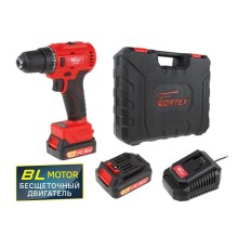 Аккум. дрель-шуруповерт WORTEX BD 1220-1 DLi в чем. БЕСЩЕТ, 12 В, 40 Н*м, 2х1.5 А*ч, БЗП 10 мм