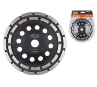 Алмазная чашка 180мм бетон двурядная GEPARD