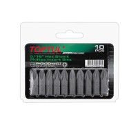 Насадка крестообразная PH1 30мм 5/16" 10шт блистер TOPTUL (FSBA1001G)
