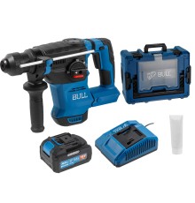 Аккум. перфоратор BULL CBH 1826 Xcase, XLTpro, БЕСЩЕТ., 18 В, 2.6 Дж, 26 мм, 1x4 А*ч, з/у