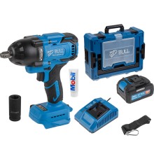 Аккум. ударный гайковерт BULL SC 1807 Xcase, XLTpro, БЕСЩЕТ., 18 В, 750 Н*м, 1/2", 1х4 А*ч, з/у 4 А