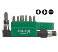 Набор бит 1/4" 30мм 8шт. TOPTUL (GAAL0802)