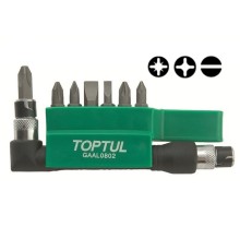 Набор бит 1/4" 30мм 8шт. TOPTUL (GAAL0802)