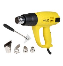 Термовоздуходувка MOLOT MHG 6020 в кор. + набор сопл 2000 Вт, 3 скор., 60-600 °С