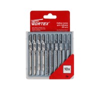 Набор пилок для лобзика универсальный 10 шт. WORTEX
