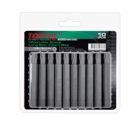 Насадка TORX T30 75мм LONG 10шт блистер TOPTUL (FSEB1230G)