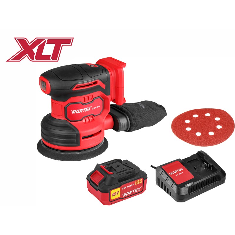 Аккум. эксцентриковая шлифмашина WORTEX COS 1218-1 E в кор. ALL1 МЕГА АКЦИЯ 18В, 125 мм, 6000-13000 Аккум. эксцентриковая шлифмашина WORTEX COS 1218-1 E в кор. ALL1 МЕГА АКЦИЯ 18В, 125 мм, 6000-13000