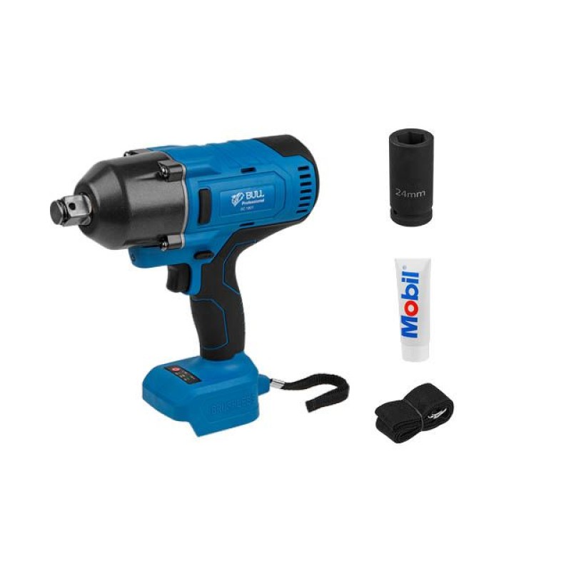 Аккум. ударный гайковерт BULL SC 1801 в кор. XLTpro БЕСЩЕТ., 18 В, 1000 Н*м, 3/4" Аккум. ударный гайковерт BULL SC 1801 в кор. XLTpro БЕСЩЕТ., 18 В, 1000 Н*м, 3/4"
