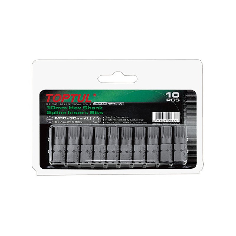 Насадка SPLINE M5 30mm 10шт блистер TOPTUL (FSFA1205G) Насадка SPLINE M5 30mm 10шт блистер TOPTUL (FSFA1205G)