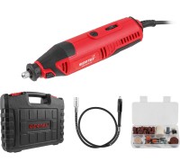 Гравер электрический WORTEX LX MG 3214-1 E в чем.+аксессуары 130 Вт,10000-35000 об/мин,цанги 3,0/3,2