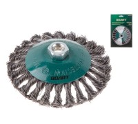 Щетка дисковая косич.125мм/M14 ВОЛАТ