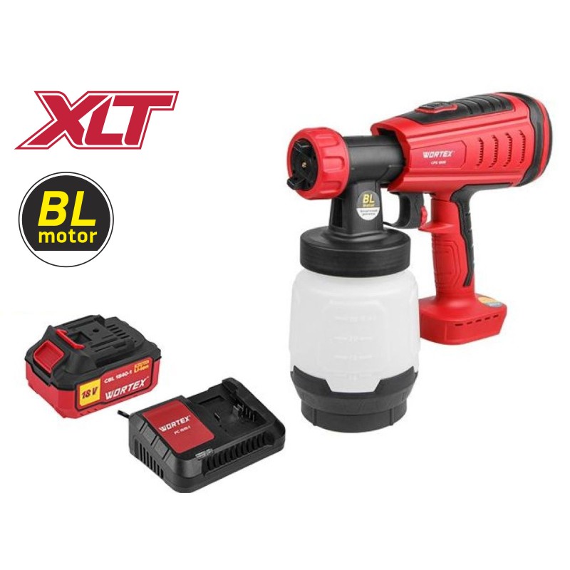 Аккум. краскораспылитель WORTEX CPS 1808 в кор. ALL1 МЕГА АКЦИЯ БЕСЩЁТ.ДВИГ., 18 В, 1 акк., 4 Ач, 10 Аккум. краскораспылитель WORTEX CPS 1808 в кор. ALL1 МЕГА АКЦИЯ БЕСЩЁТ.ДВИГ., 18 В, 1 акк., 4 Ач, 10