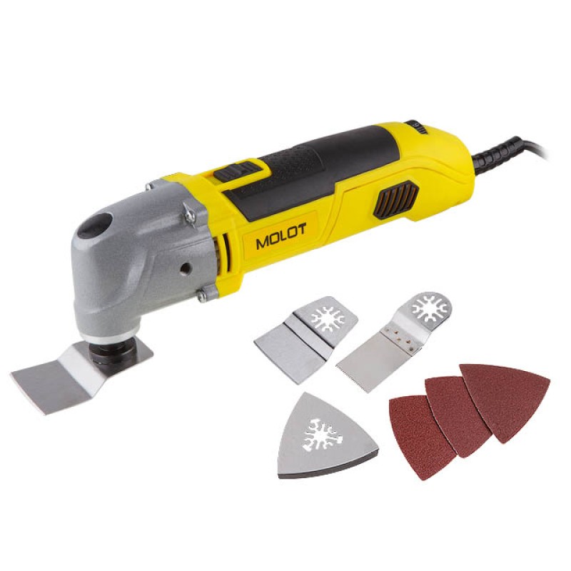 Многофункциональный инструмент (реноватор) MOLOT MSM 3125 в кор. 250 Вт, 15000 - 22000 об/мин. Многофункциональный инструмент (реноватор) MOLOT MSM 3125 в кор. 250 Вт, 15000 - 22000 об/мин.