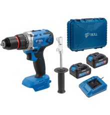 Аккум. дрель-шуруповерт BULL SR 1802 в чем. XLTpro БЕСЩЕТ., 18 В, 80 Н*м, 2*4 А*ч, БЗП 13 мм