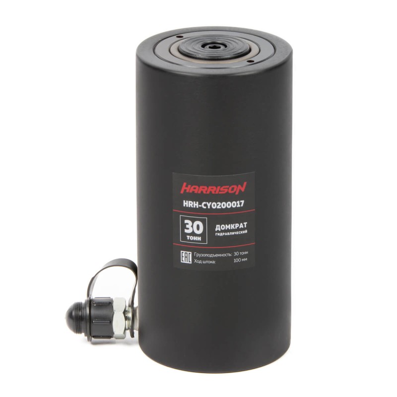 HRH-CY0200017 Домкрат гидравлический, однополостной, алюминиевый 30 т, ход 100 мм<