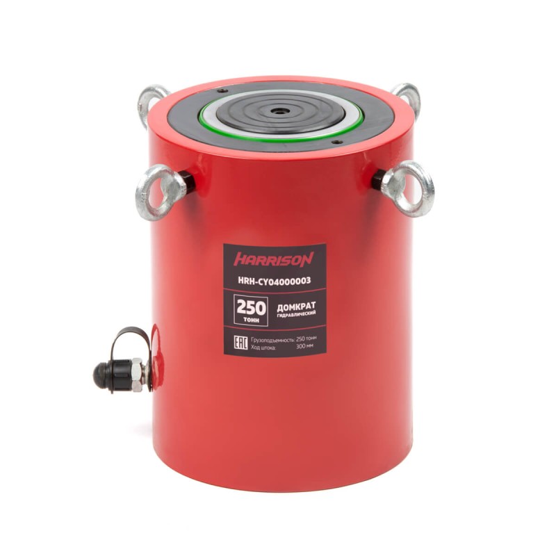 HRH-CY04000003 Гидравлический домкрат, однополостной 250 тонн, 300 мм<