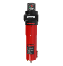 HRS-MFB7200IF Фильтр магистральный 1 мкм с дифференциальным манометром, 7200 л/мин, 12 бар, G 1 1/2", остаточное содержание масла: 0,6 мг/м3<