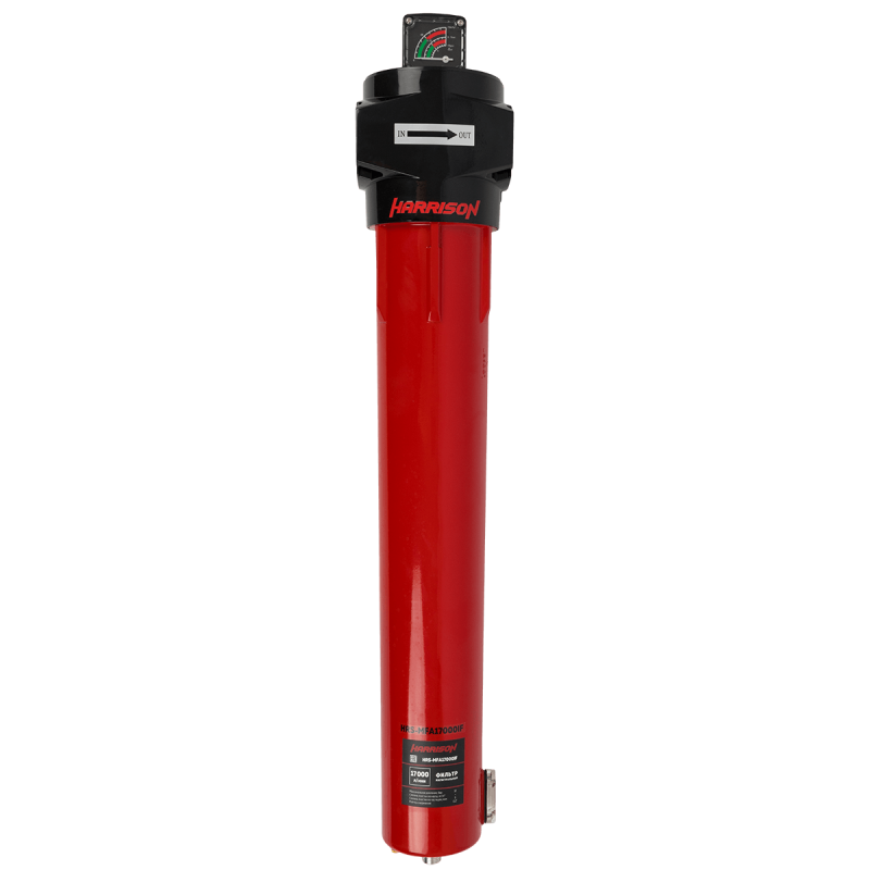 HRS-MFB17000IF Фильтр магистральный 1 мкм с дифференциальным манометром, 17000 л/мин, 12 бар, G 2